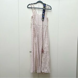 French Connection Patterned Maxi Dress with Beaded Belt